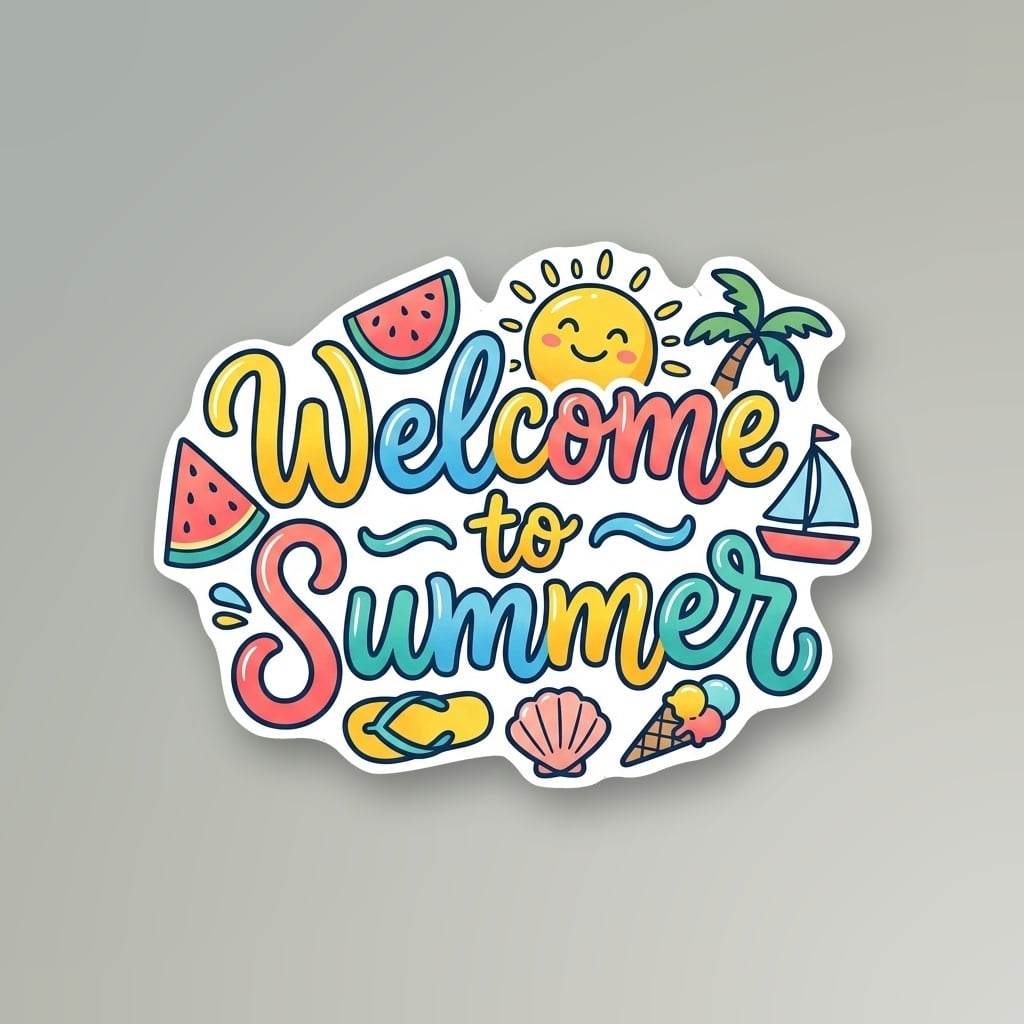 Welcome to Summer Sign